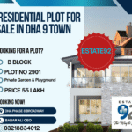 Residential Plot for Sale in DHA 9 town Lahore – Block B