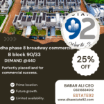 DHA PHASE 8 BROADQAY COMEERCIAL
