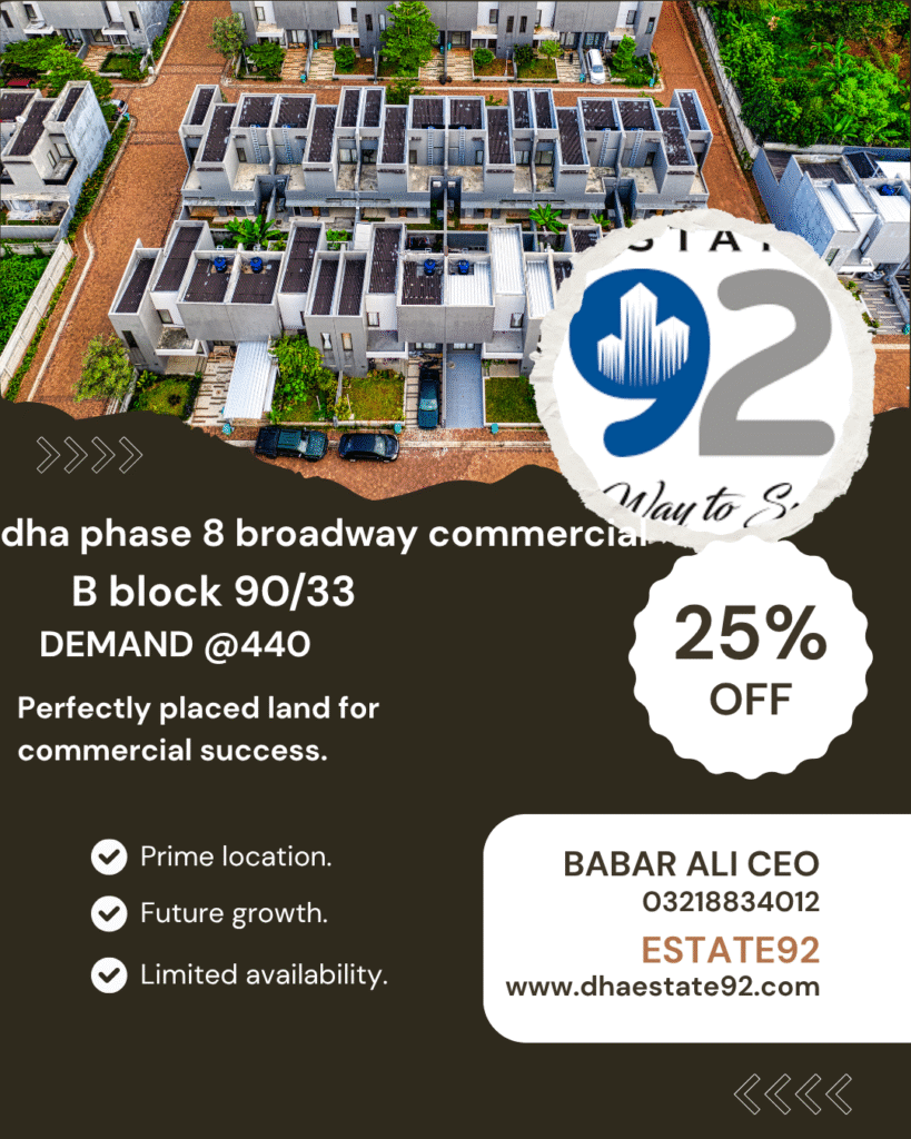 DHA PHASE 8 BROADQAY COMEERCIAL
