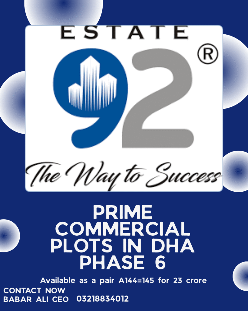 DHA PHASE 6 PLOT FOR SALE