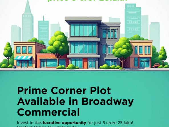 PLOT FOR SALE IN BROADWAY COMMERCIAL