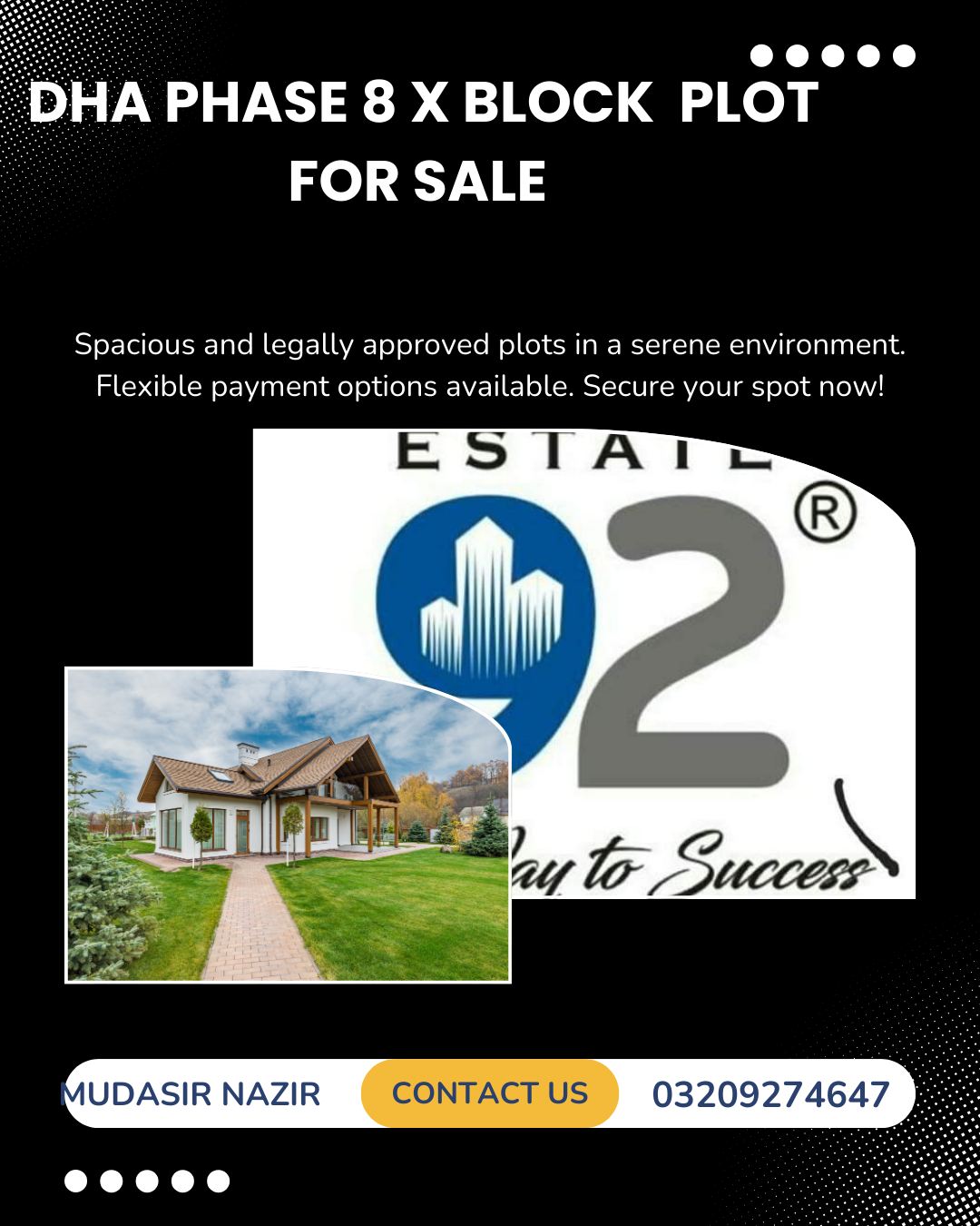 PLOT FOR SALE DHA PHASE 8