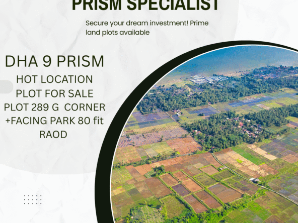 1-Kanal Corner Plot for Sale in DHA Phase 9 Prism