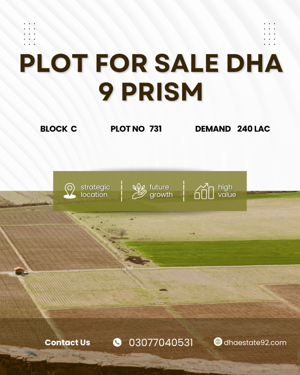 DHA Lahore Plot for Sale Low Price Prime Location 