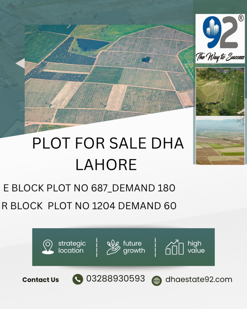 🌟 Hot Location Plot for Sale in DHA Lahore Phase 9 Prism – A Golden Investment Opportunity