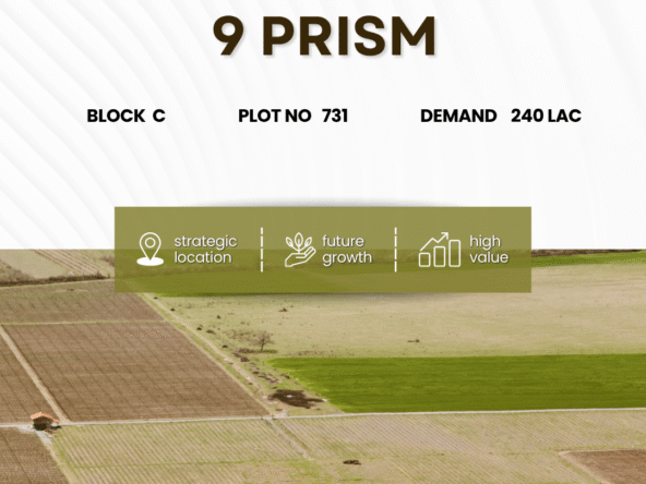 🏡 Plot for Sale DHA Lahore 9 Prism Block C – 1 Kanal Residential Plot 
