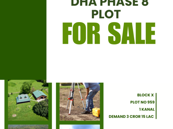 Prime Opportunity in DHA Phase 8 – Discover the Lifestyle You Deserve