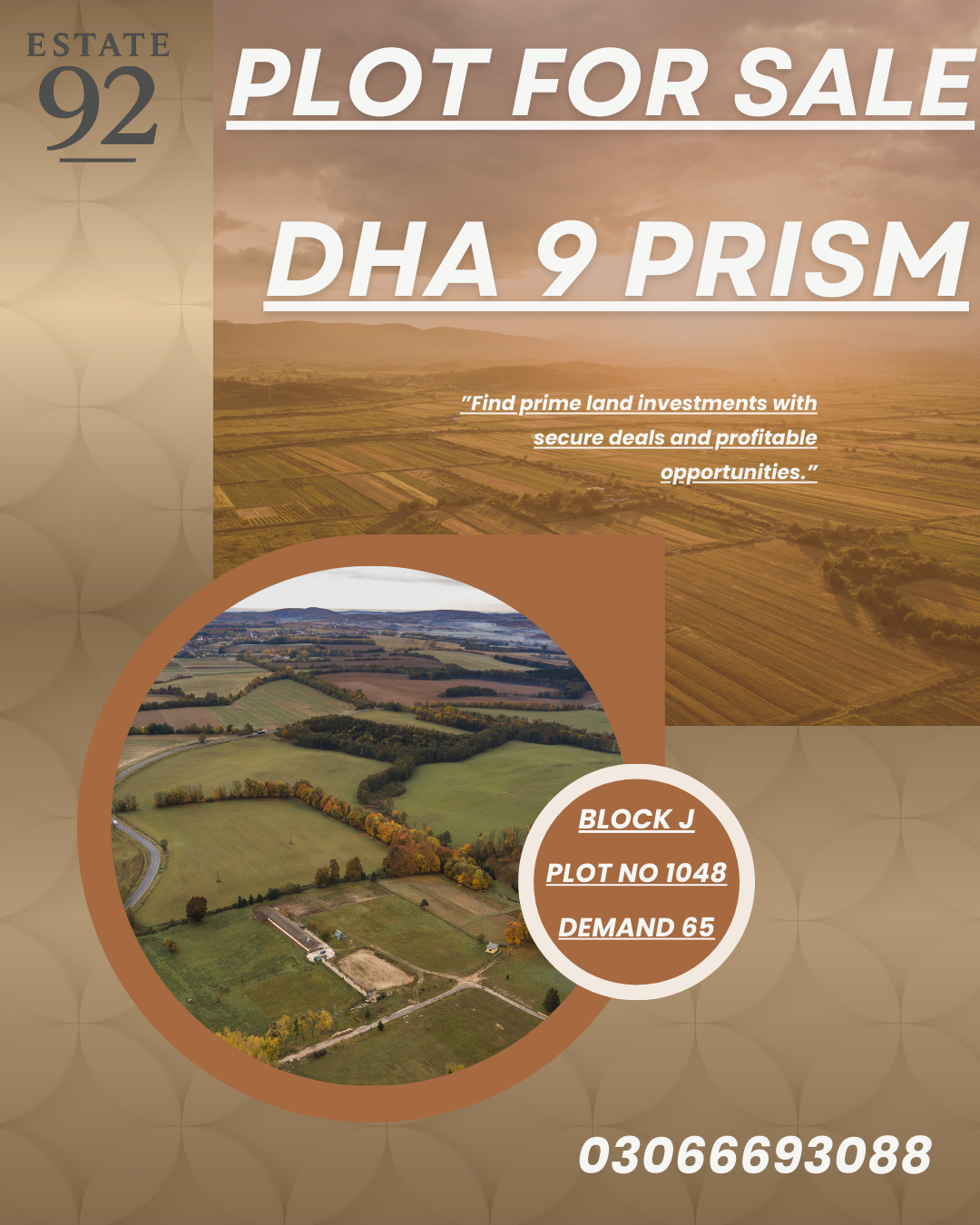 plot for sale in 9 prism