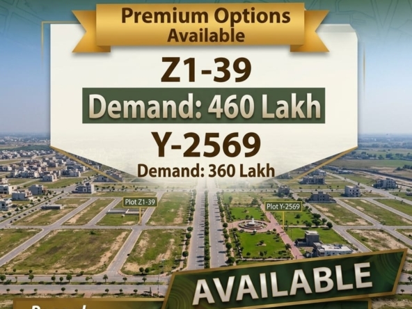 1 kanal plot for sale at DHA Phase 7